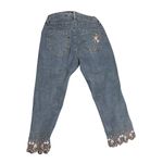 COS  Light Blue Cropped Jeans with Embroidery Photo 1