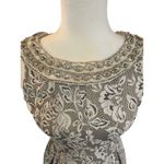 ZARA Sleeveless Lace Dress, Beaded‎ Collar, Party Cocktail, Special Occasion Photo 5