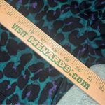 J Jill Ponte Knit Midi Dress Casual/Career Green Animal Print Medium Pullover EC Size undefined Photo 10