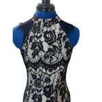 Filly Flair Lace Mini Dress Cocktail Women's Size M Sleeveless Fitted Homecoming Photo 2