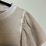 Pistola  Distressed Crew Neck Ruffle Long Sleeve Sweatshirt Sweater‎ Size Small Photo 6