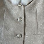 Amanda Smith  Cream Paisely Blazer & Skirt Set SIZE 8P Photo 3