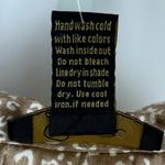 Japna NEW  Medium Animal Print Button Down Blouse Top Flowy Office Formal Photo 7