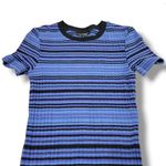 Dress Size 4 Topshop Bodycon Dress Ribbed Shirt Dress Striped Knit Dress Women's Dress Photo 2