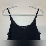 Banana Republic Women’s Linen-Blend Cropped Sweater Black Tank Top Size M Photo 5