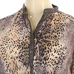 Alberto Makali  Animal print Long Sleeve Bl… Photo 2