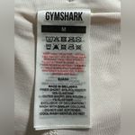 GYM SHARK white athletic workout shorts size Medium Photo 5
