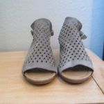 Anthropologie Sophia Milano Grey Suede Heels - 8M Photo 1