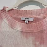 Fate Tie Dye Sweater Pink White Gray XS XSmall Long Sleeve Lightweight Pullover Photo 2