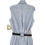 Bill Blass Vintage Blue Denim Pleated Romper Aqua Snow Size Large NWT Photo 6