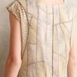 Anthropologie ONE SEPTEMBER Lemon Leaf Peplum Top Size S Photo 1