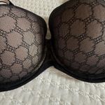 Soma 42DDD Stunning Support Geo Lace Full Coverage Underwire Black Nude Underlay Size undefined Photo 2