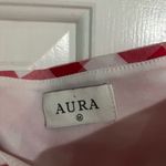 Aura  red checkerboard bow shoulder size medium Photo 3