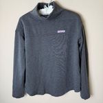 Vineyard Vines Funnel Neck Shep Shirt Womens XS Extra Small Gray Top Cozy Soft Photo 0