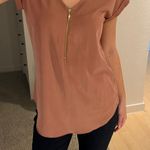 EXPRESS Peach Work Blouse Photo 0