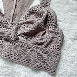 Aerie Dusty Rose Plunge Lace Bralette Photo 2