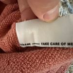 NWT Toca terry cloth peach pants medium lounge Orange Photo 4