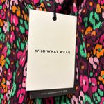Who What Wear  Multi Animal Blouse Medium NWT Photo 4