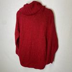 Cynthia Rowley  | Heathered Red Wool Blend‎ cowl neck sweater Photo 3
