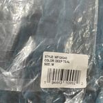 Band Of The Free New Floral Faux Wrap Long Sleeve Crop Top Deep Teal Size Medium Photo 18