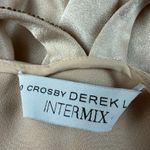 Derek Lam  10 Crosby Intermix Satin Beaded Tank Top Blouse Champagne‎ Sz 2 Photo 2