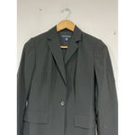 Banana Republic Womans Bananna Republic Classic Stretch Black 1 Button Blazer Size 0 Photo 2
