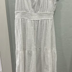 Spaghetti strap, white maxi dress Size M Photo 0