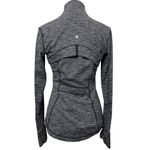 Lululemon Define Jacket Women's Size 6 Luon Black Heathered Variegated Knit Photo 2