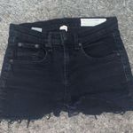 Rag and Bone high rise skinny dark wash jean shorts Photo 2