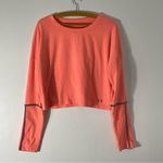 Under Armour  Orange Crop Top Shirt Women’s Size L Photo 1