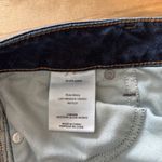 Silver Jeans Silver Elyse Skinny Mid-Rise Factory Distressed Dark Wash Ankle Jeans, 27 Photo 7