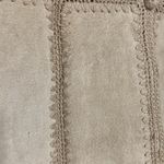 Vintage Spice of Life Boho 70s Leather Knit Suede Vest Size XL NEW Tan Photo 3