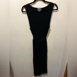 Maeve  Mayer midi faux wrap dress black sz medium‎ Photo 1