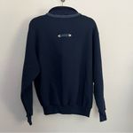 Jerzees Vintage  Quarter Zip Sweatshirt in Blue Medium Photo 3