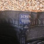 J.Crew Essential Straight Jeans Women's Size 28 Black Denim Casual Photo 1
