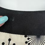 Milly  100% silk cream & black trim starburst 3/4 sleeve dress elegant size 2 Photo 2