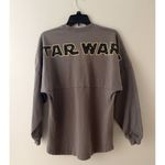 Spirit Jersey Star Wars Shirt Small Gray Disney Parks Puff Print Galaxy’s Edge * Photo 8