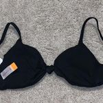 No Boundaries  Black Knot Front Triangle Bikini Top Sz M - NWT Photo 6