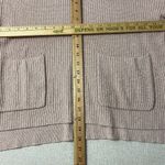 Madewell  Sweater Womens Small Beige Cable Knit Pullover Long Sleeve Pocket Photo 8