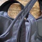 Under Armour  Black Compression Sports Bra Crossback Medium Photo 4