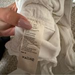 Free People  Margate High Rise Pleated Drawstring Paperbag Pants White Size Small Photo 11