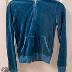 Juicy Couture  Teal Velour Jacket Y2K Photo 0