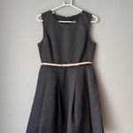 Jason Wu sz 12 Black belted A-line Dress Photo 0