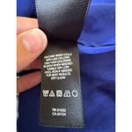 Kenneth Cole  NY Blue Satin Blouse Women’s Small Button Front Long Sleeve Shirt Photo 7