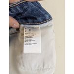 American Eagle  Women's Mini Skirt Low Rise Denim Fray Y2K Britney Blue Sz 10 Photo 5