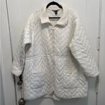 Athleta Altheta Women's White Quilted Jacket Photo 0