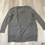 Abercrombie & Fitch  Cardigan Sweater ruffle open womens Gray (small) y2k vintage Photo 3