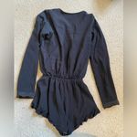 Stone Cold Fox Revolve Sexy Love long sleeve ruffle romper black Photo 4