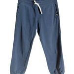 American Giant Navy Blue Cotton Casual Jogger Sweatpants Size Medium Photo 0