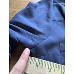 EXPRESS The Portofino Shirt Blue Button Front Size Small Lightweight Polyester Photo 10